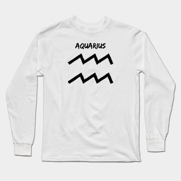 AQUIARIUS IN OIL Long Sleeve T-Shirt by jcnenm